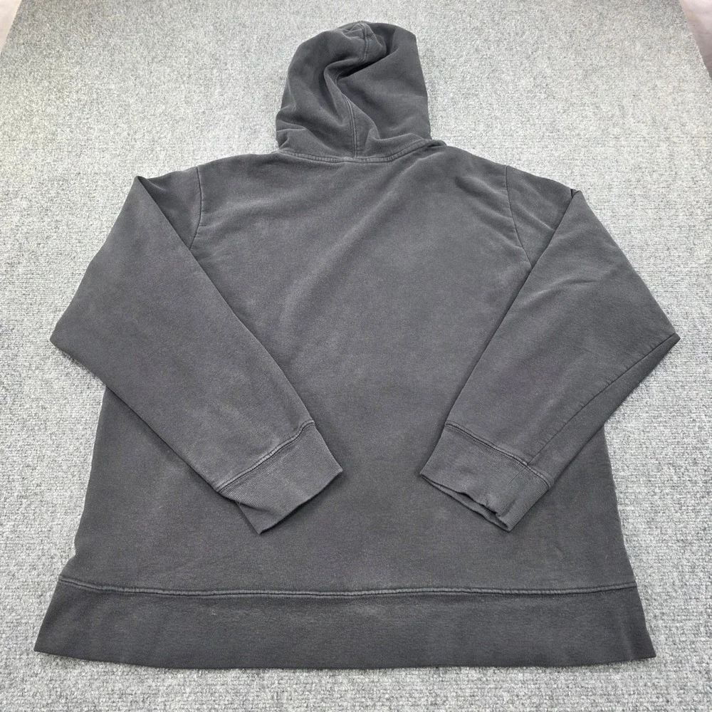 Vintage The North‎ Face Mens Hoodie XL Gray Pullover Logo Pocket Sweatshirt
